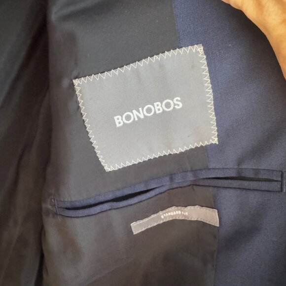 Bonobos Wool Standard Fit Blazer - Navy. - 42R - Picture 5 of 6